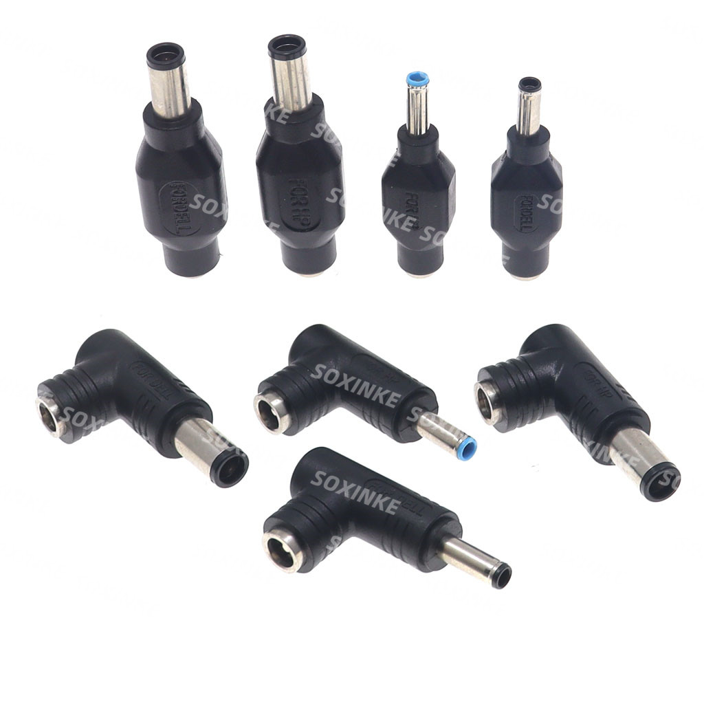 DC Male Plug 7.4x5.0/4.5x3.0mm to DC Female 5.5*2.1mm/5.5X2.5 Power Adapter Charging Converter Plug Connector For Dell HP laptop