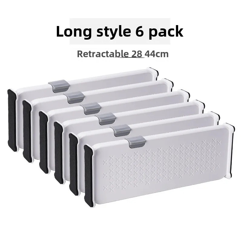 Justerbar skuffedeler, skillevegg, selvstendig organisering til bokhyller, garderober, kjøkken, gratis kombinasjonsoppbevaringsstativ: Sengetøy