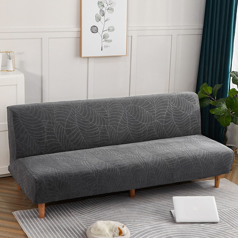 Vedenpitävä vuodesohvan päällinen jacquard yksivärinen sohvan päällinen olohuone joustava all-inclusive sohvapäällinen ilman käsinojia: Kuvio 7