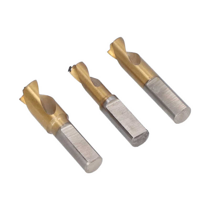 Drill Bit Set Cobalt Drill Bit Set High Strength Portable Durable for Separating Spot Welding Panels