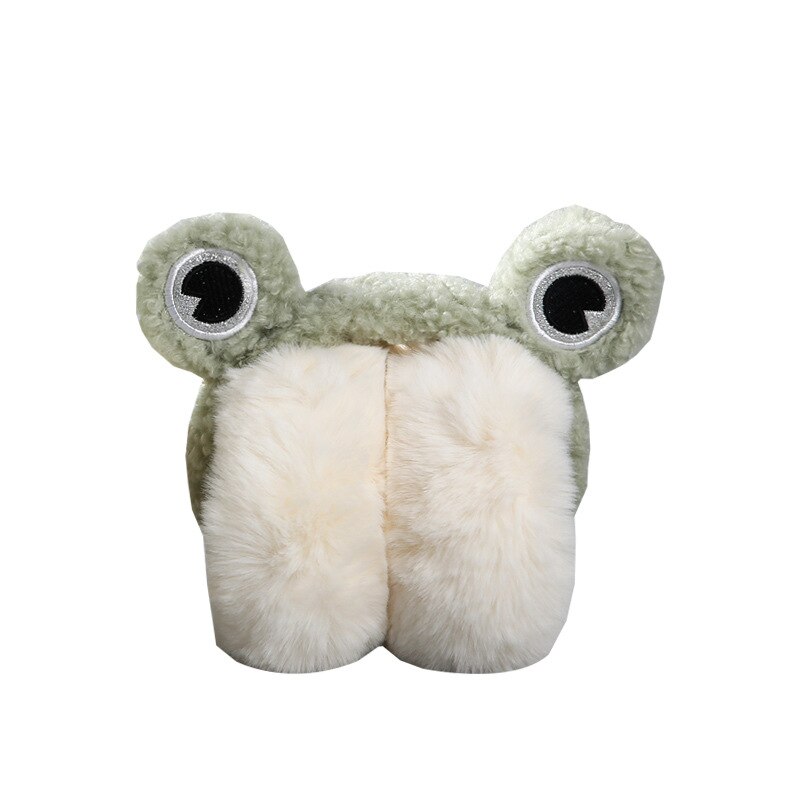 Winter Earmuffs Cute Frog Earmuffs for Women Warm Ear Muffs Ski Outdoor Headband Earphone Protect Christmas for Kid