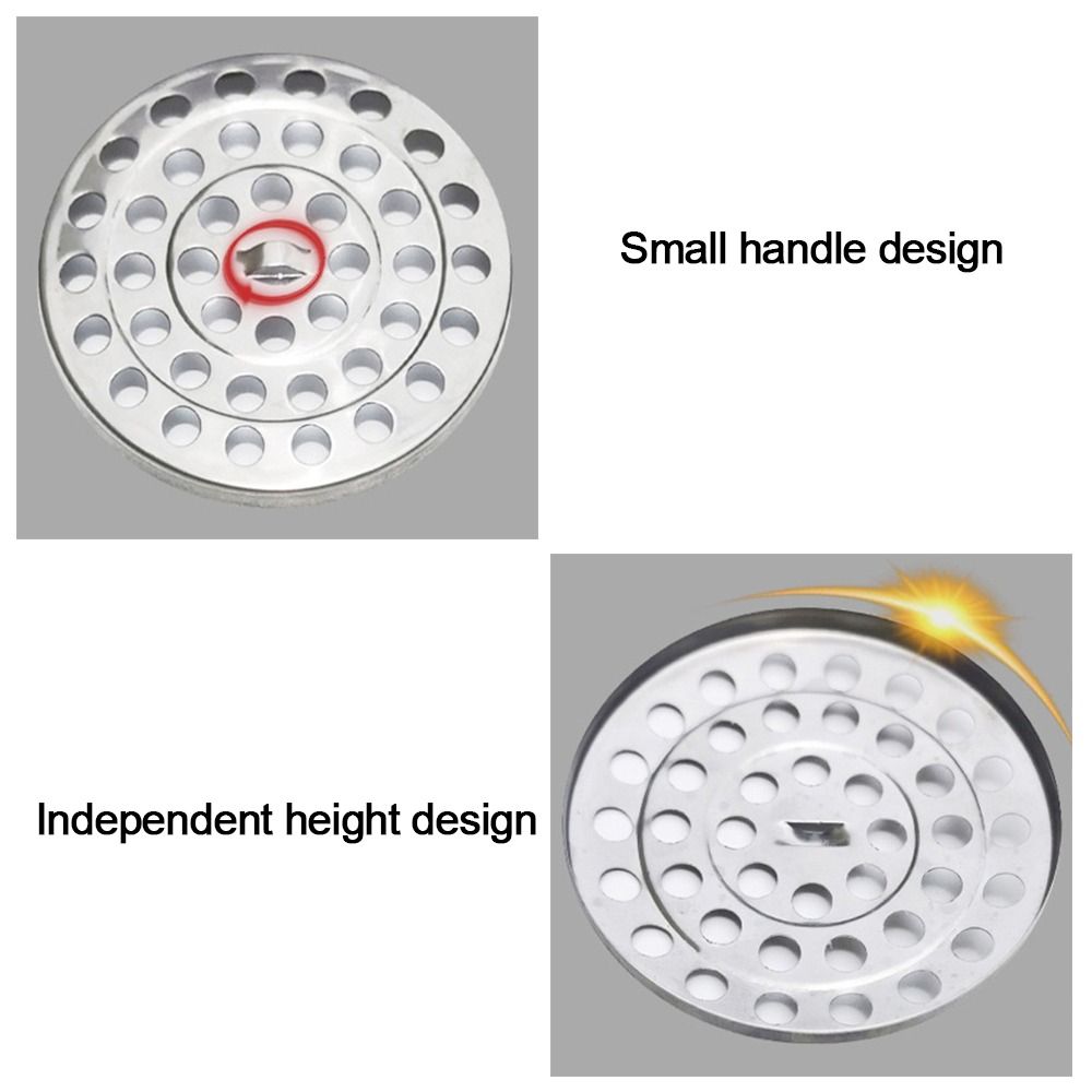 5 pz/impostato 4CM/5.4CM/6.5CM/7CM/7.5CM coperchio di scarico a pavimento in acciaio inossidabile filtro di scarico doccia rotondo anti-intasamento per bagno
