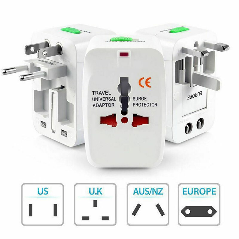 Usb Power Outlet Plug Socket I Use Adapter US UK AU EU Electric All-in-One International Conversion Universal Multifunction