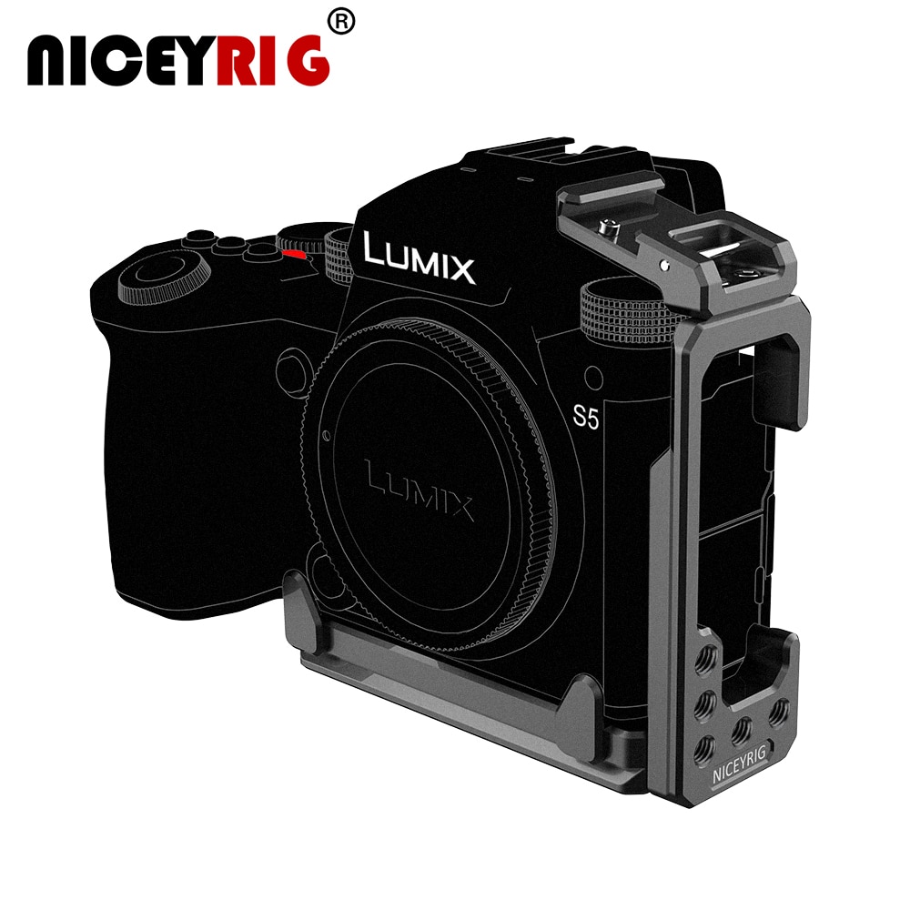 Niceyrig L-Beugel Voor Panasonic Lumix S5 Camera