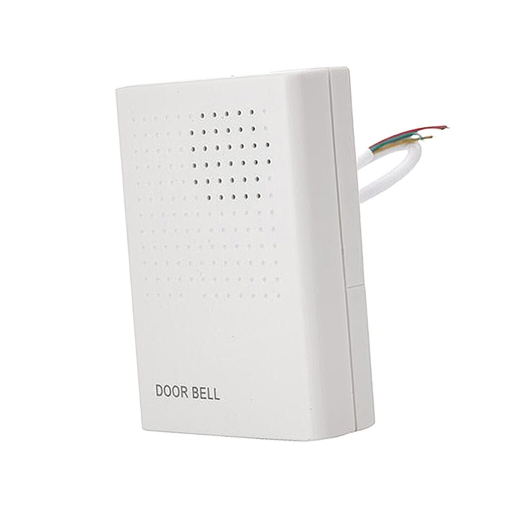 12V Wired Fire-resistant Flame-retardant Shell Doorbell Chime For Office Home Security Access Control System Wired Door Bell