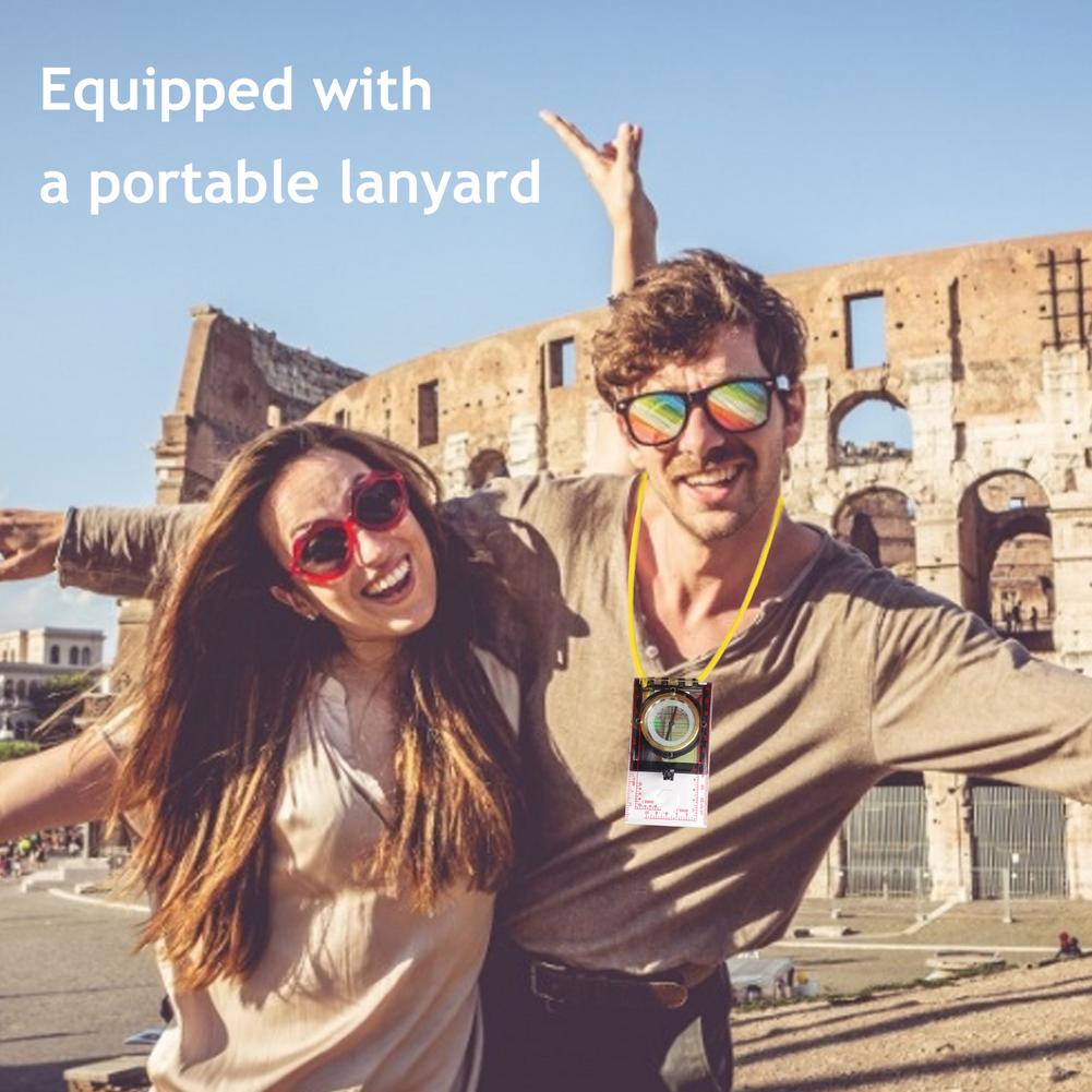 Multifunctional Compass With Mapping Ruler And Mirror Emergency Kits Suitable For Outdoor Activities Camping Map Readings