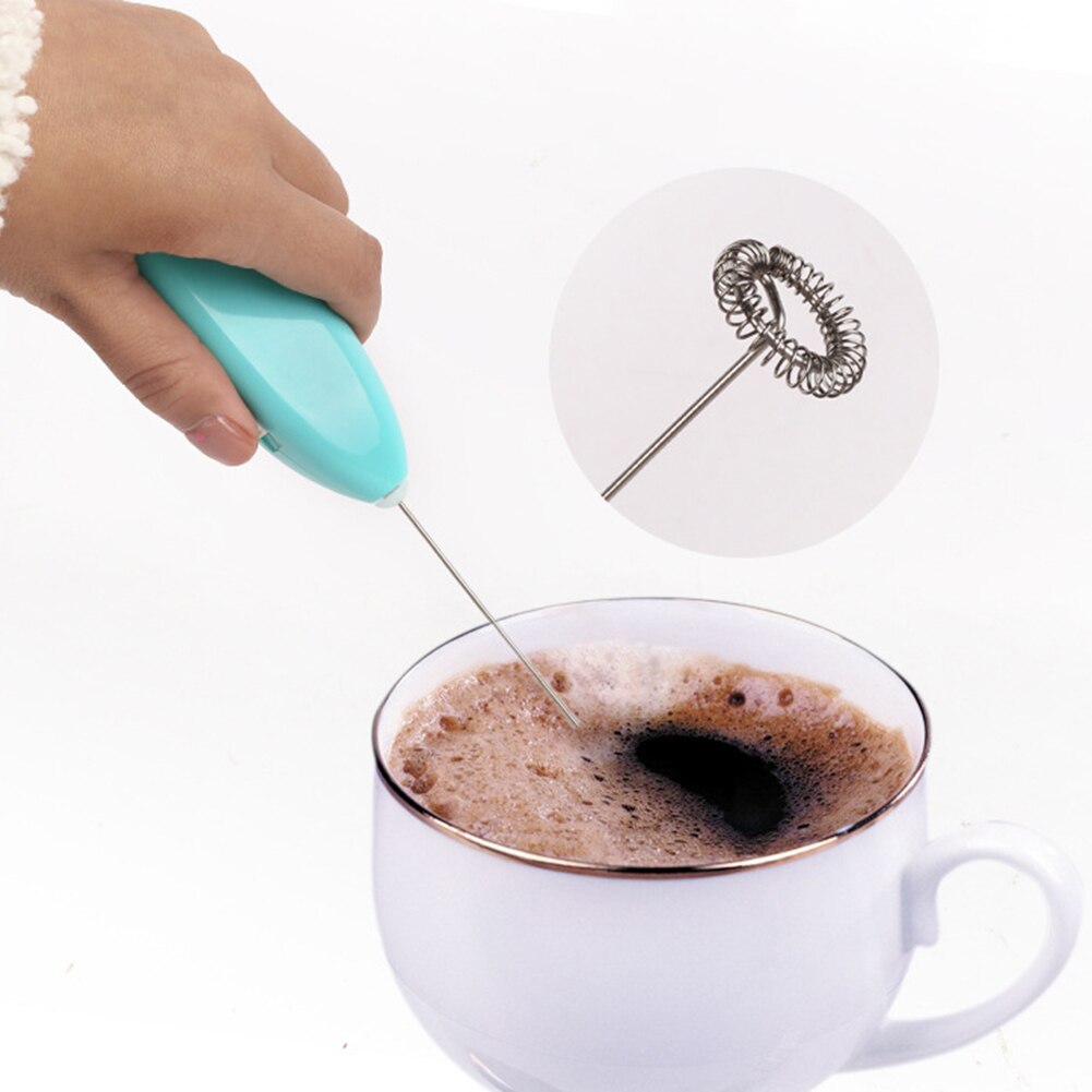 Electric Eggbeater Milk Drink Coffee Mixer Blender Egg Beater Battery Powered Frother Stirrer Cooking Baking Tools Kitchen Tools