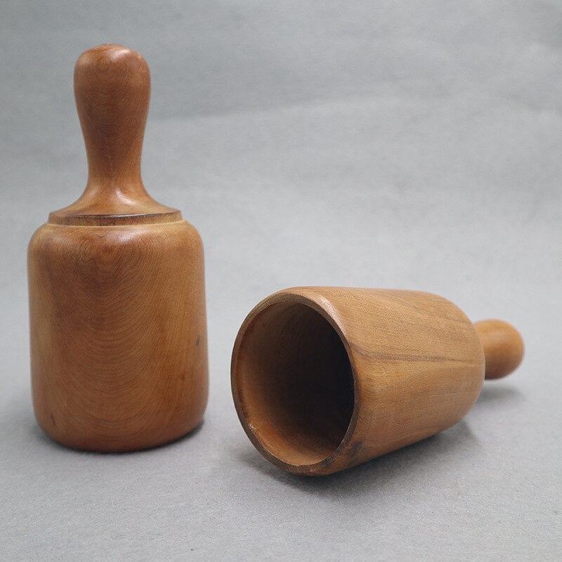 Geurige houten 1 stuks cups therapie body cupping massage set acupunctuur vacuüm stressverlichting gezondheidszorg houten massageapparaat