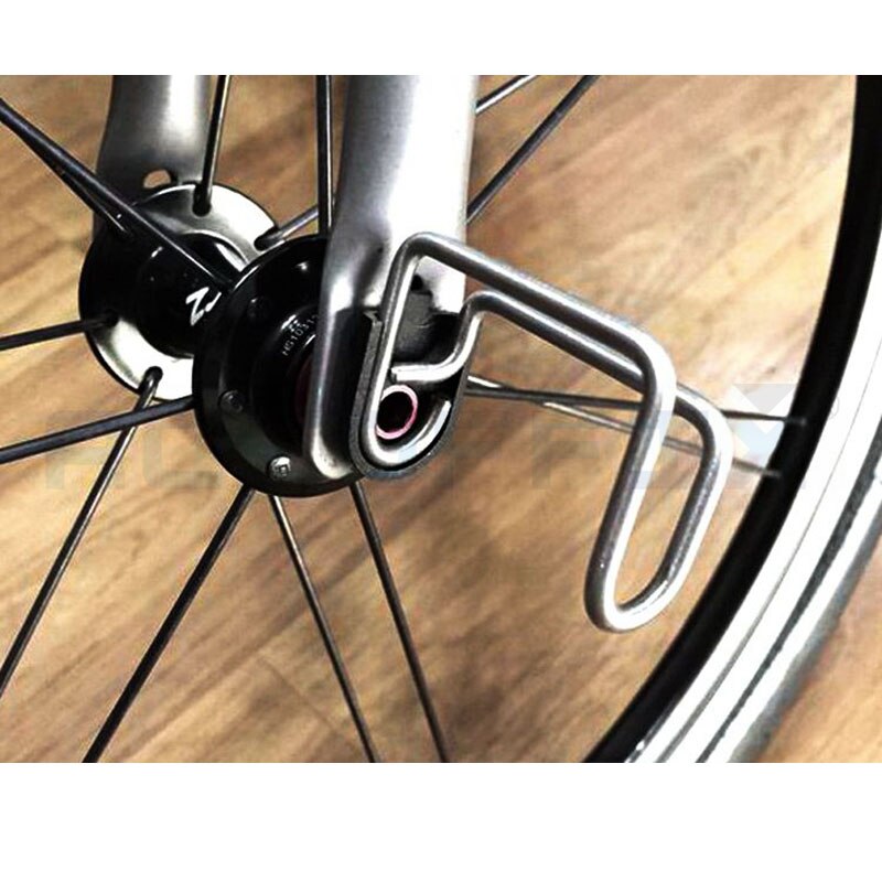 Aceoffix 6g Titanium Ti Brompton Folding Bike E Type for Front Fork Hook Accessories Ultralight No Mudguard