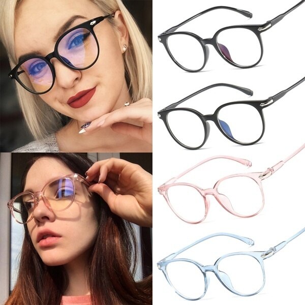 1pc plan spegel genomskinlig gelé glasögon optisk båge retro glasögon klar lins vintage anti-strålning glasögon fonex