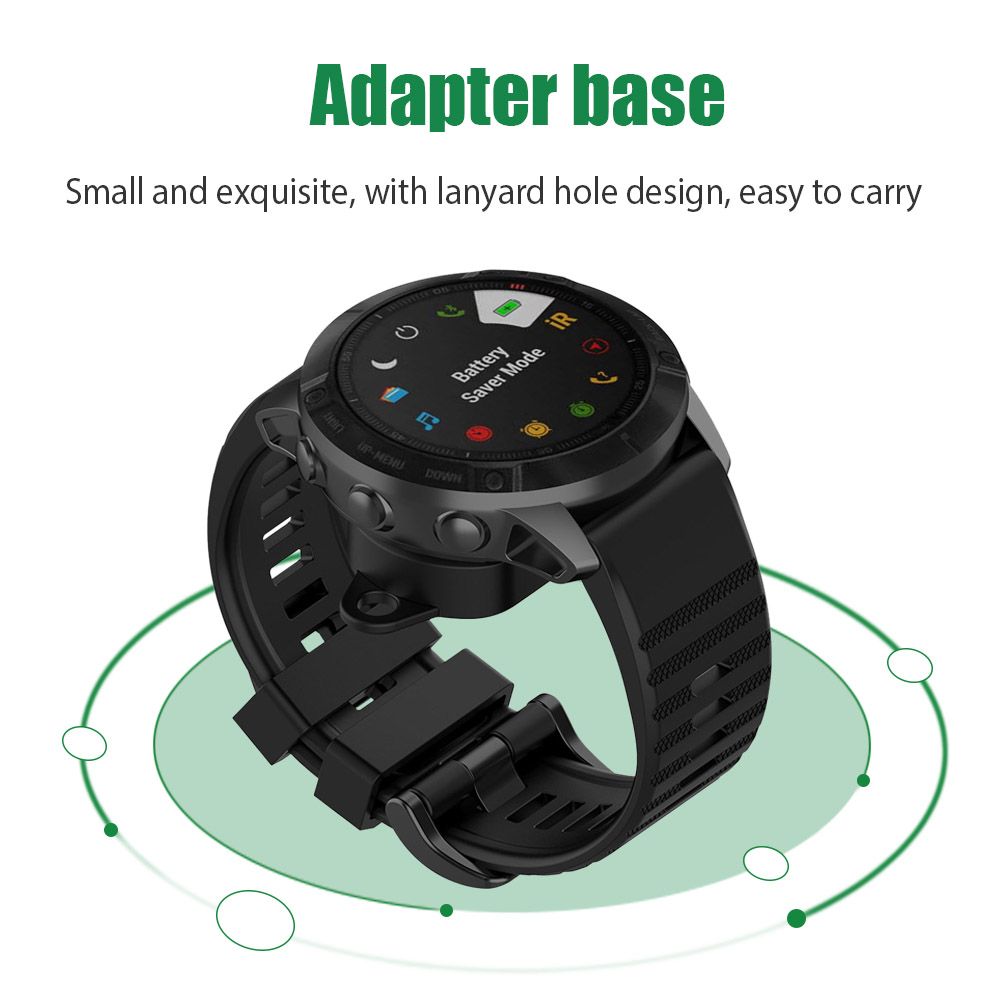 Adaptador de cargador de reloj 2 en 1 Tipo C/Micro Dock para Garmin Fenix 7 6 5 7x Instinct 2 Vivoactive 3 4 Venu 245 Forerunner 955 255