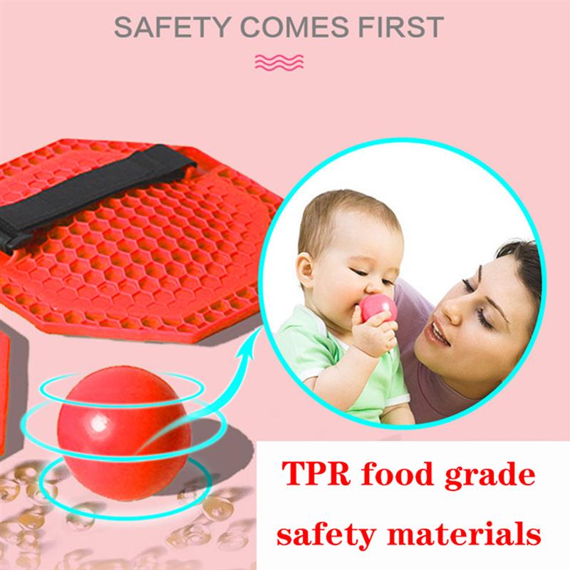 4pcs 6cm Stick Wall Ball Colors Baby Balls Decompression Ball Sticky Squash Ball Suction Decompression Toy Sticky Target Ball