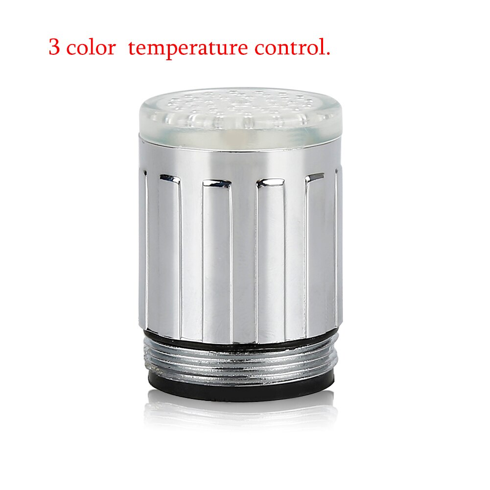 Temperature Sensor Intelligent Recognition Temperature Different Temperation Different LED Light Color Water Tap Faucet Shower: Multiple color