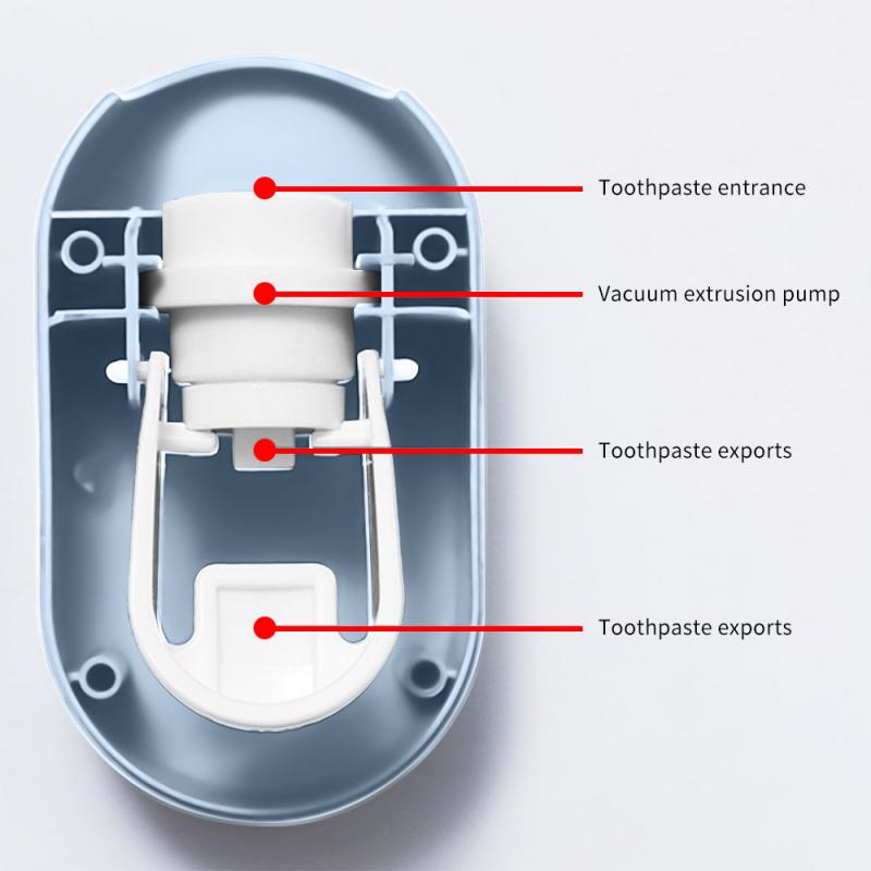 Automatic Toothpaste Dispenser Hand-free Toothpaste Squeezer Wall-mounted Toothpaste Holder Dust-proof porte dentifrice