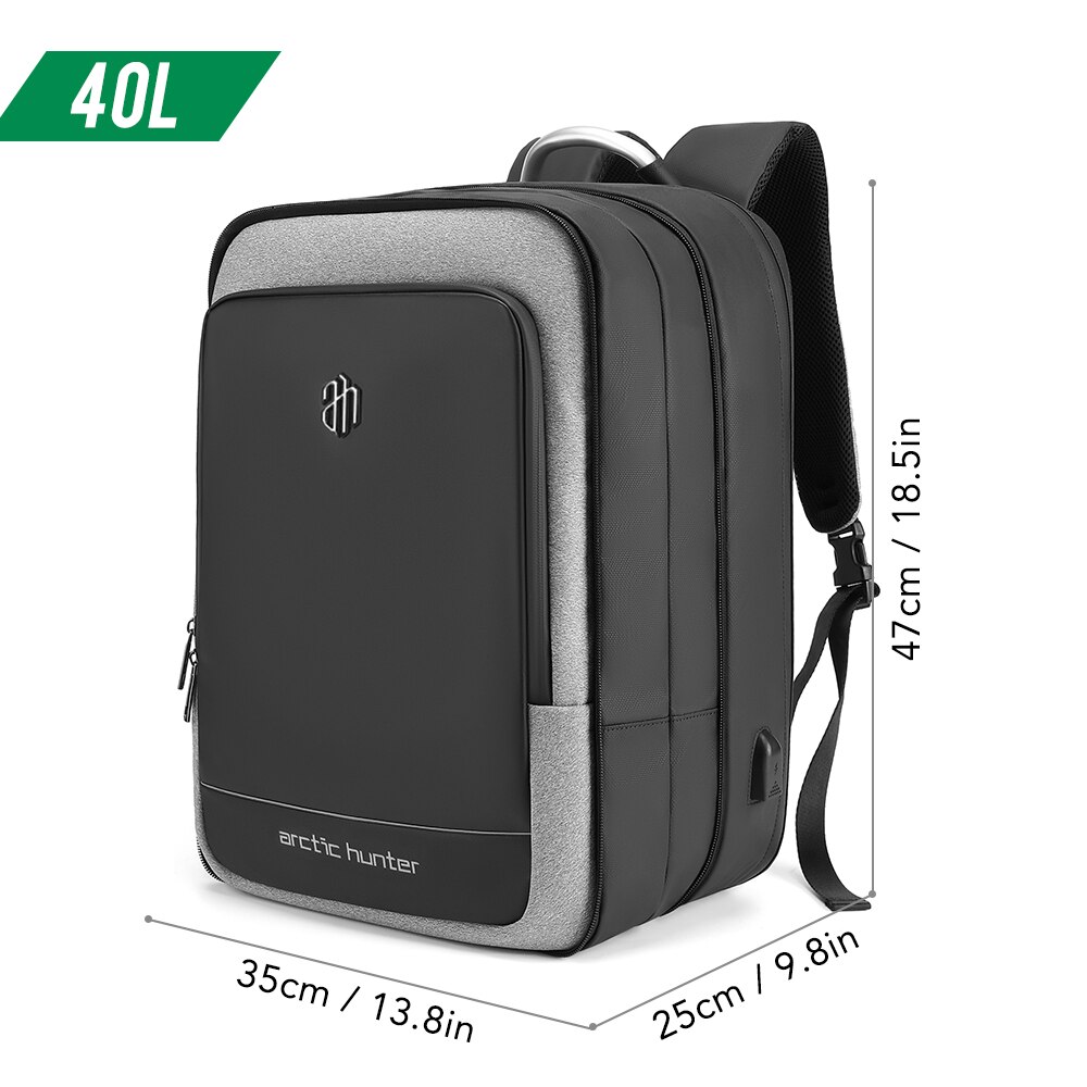 40L Large Capacity Laptop Backpack 17Inch Expandab... – Grandado