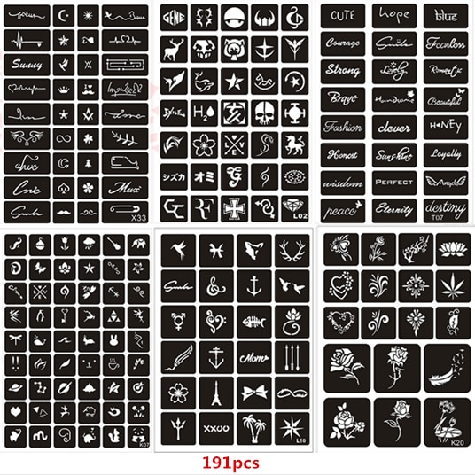 12 Herbruikbare Schminkstencils – Halloween-, Feest- En Body Art-sjablonen Voor Kinderen En Volwassenen (PET-materiaal)