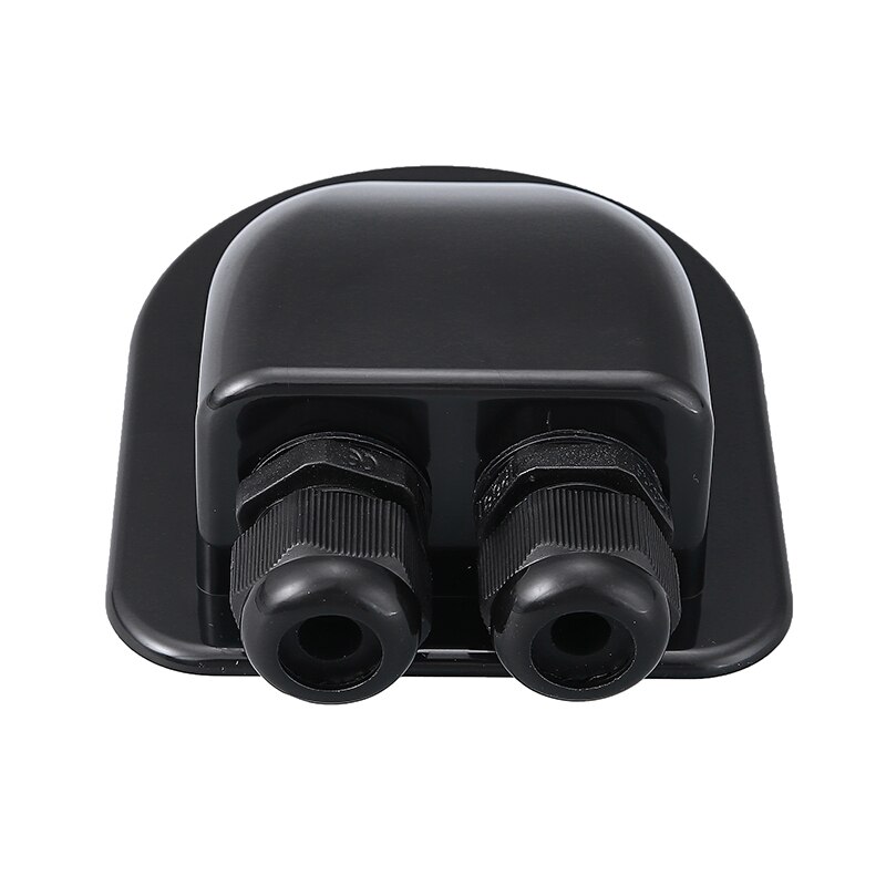 Solar Power Parts Junction Box Terminal Roof Solar Panel Dual Cable Entry Gland Box For Camper RV Boat Motorhome