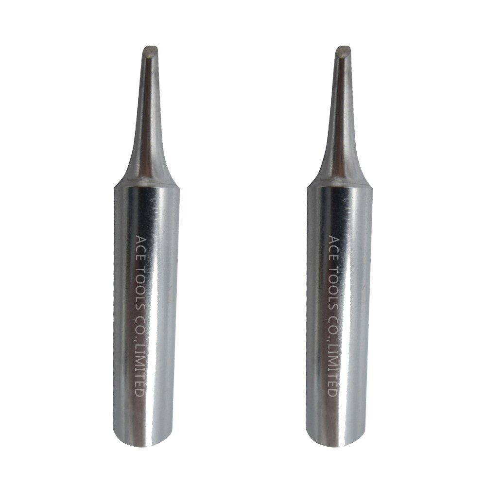 T18-CF15 Soldering Tip Bevel 1.5mm 0.059" Fit HAKKO FX-888 FX-888D FX-8801 FX-600 Lead Free Iron Bit Nozzle Pencil Wedling: 2 Pieces