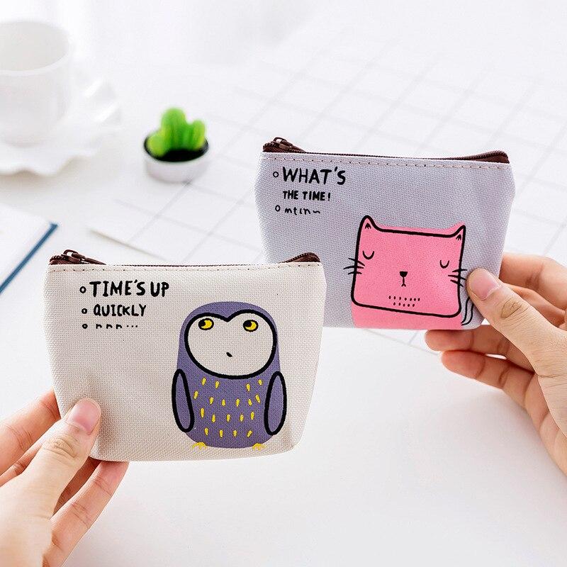 Canvas ID Credit Card Holder Women Travel ID Bank Credit Card Holder Business Card wallet