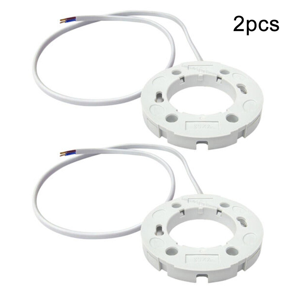 Raccord de Base GX53 pour lampes LED et CFL GX53, 2 pièces, support de lampe pour fournitures de fête