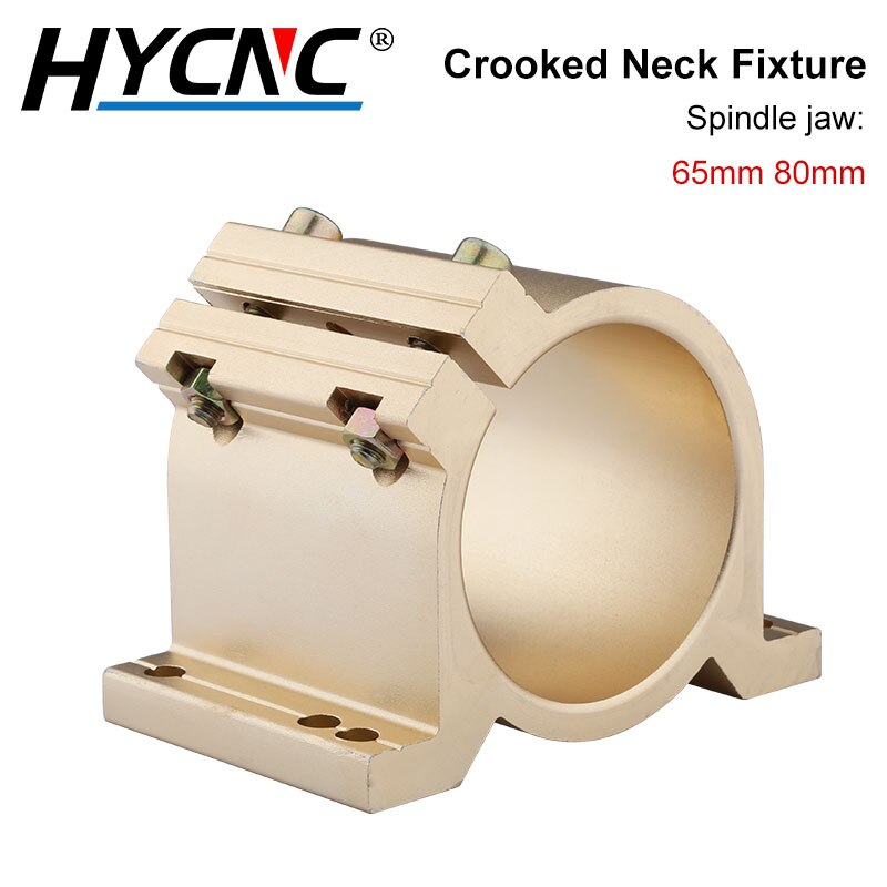 CNC Spindel Befestigung 65mm/80mm Montage Halterung Falsche Nacken Halterung Für 0,8 kw 1,5 kw 2,2 kw gravur Und Fräser Energie Werkzeug