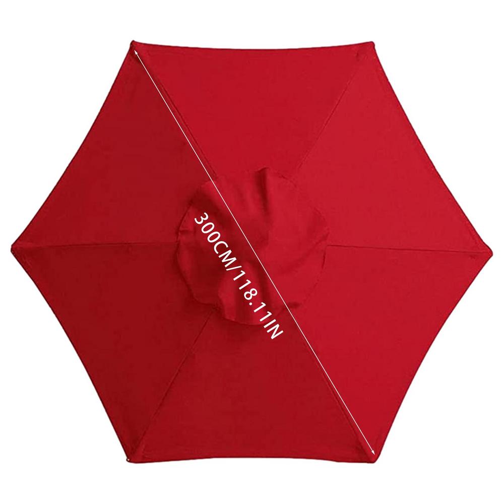 Tela de repuesto para sombrilla de Patio, toldo Hexagonal impermeable para playa, protección solar, accesorios desmontables: Gris claro