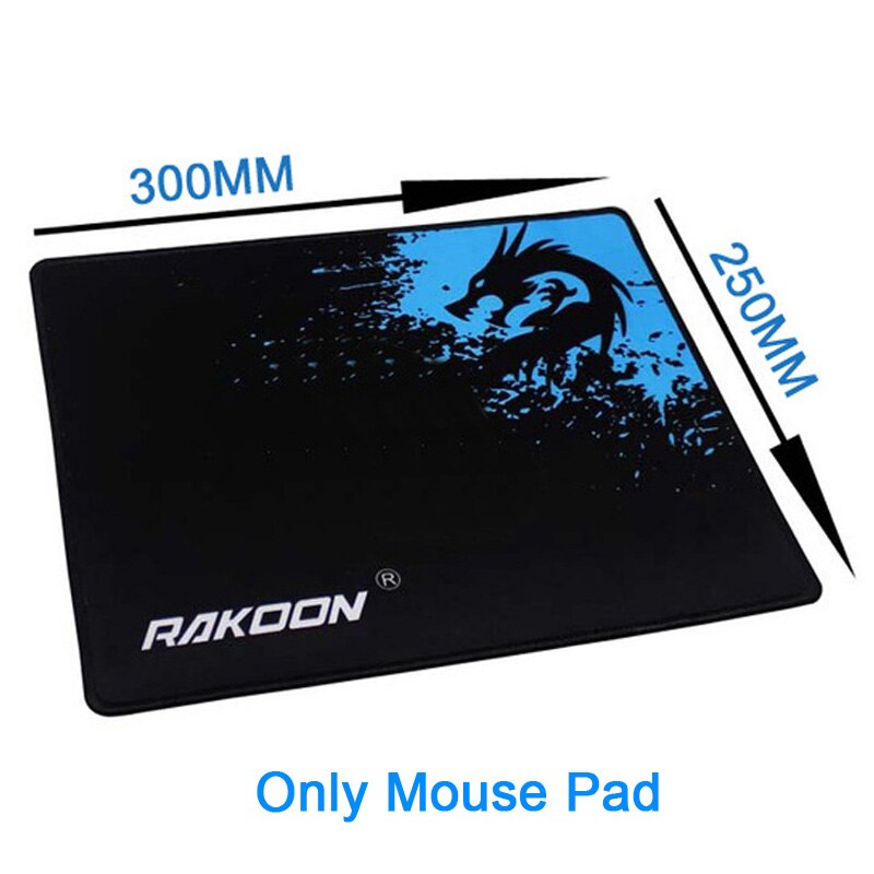 Wired Gaming Mouse 6 Button 3200 DPI LED Optical USB Computer Mouse Gamer Mice Silent Game Mouse+Gaming Mouse Pad: Only Mouse Pad