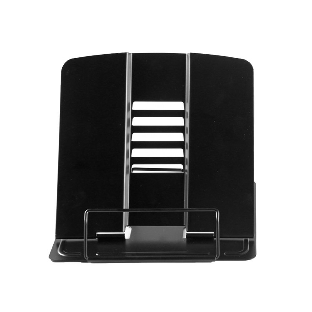 Portable Reading Book Stand Steel Plate Adjustable Reading Book Document Holder Durable Book Stand Display Stand School Supply