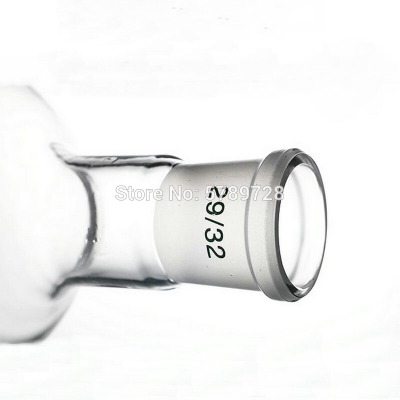 1 stk 50ml to 2000ml enkeltmundede destillationskolbe med fladbundet standard frostet mund 19# 24# 29#