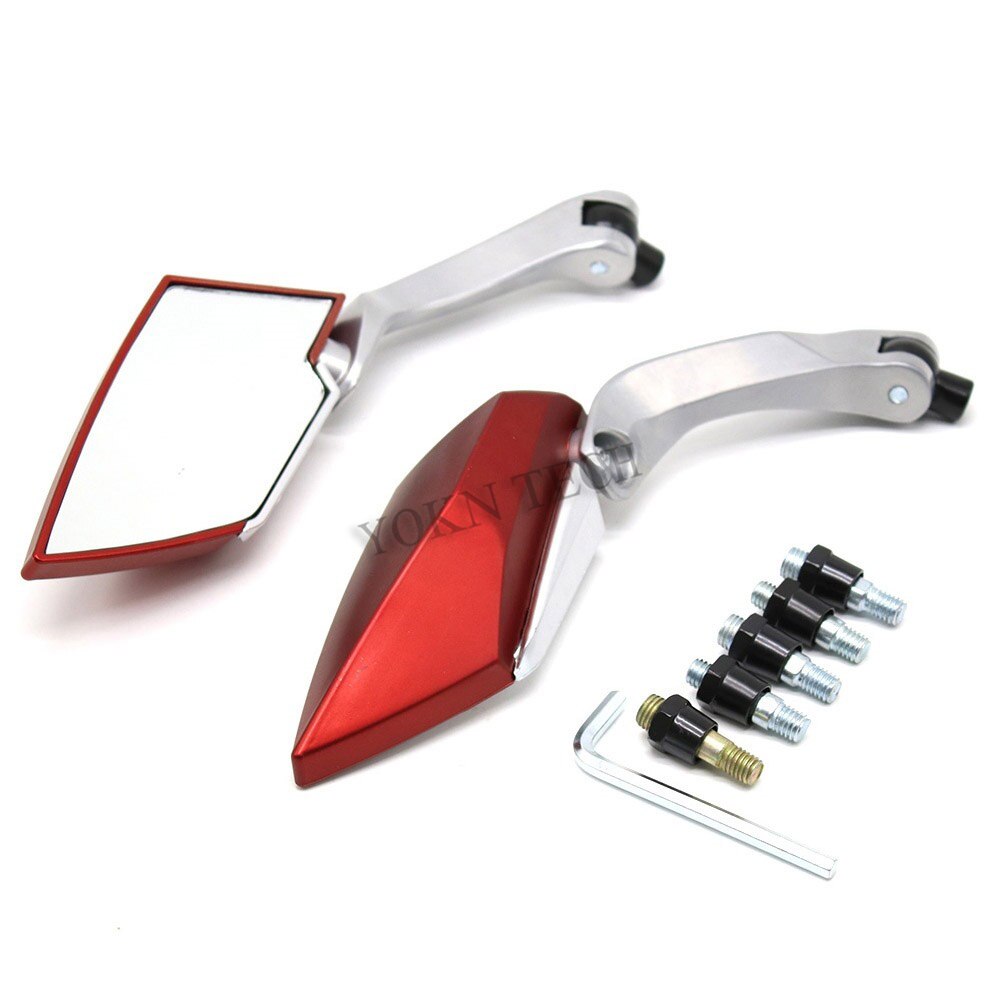 Accesorios de motocicleta espejo retrovisor para SUZUKI gsr 750 gsr 250s gn 125 para KAWASAKI w800 ninja 300 zzr1400 rendimiento deportivo