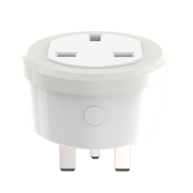 13A Socket Wireless WiFi Smart Sensor Light Lamp Power Plug for Home Tuya Work with Alexa Google Home UK Plug