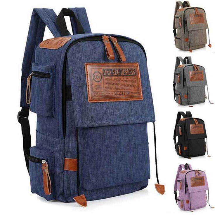 yesetn bag 101916 mens canvas backpack school student bag