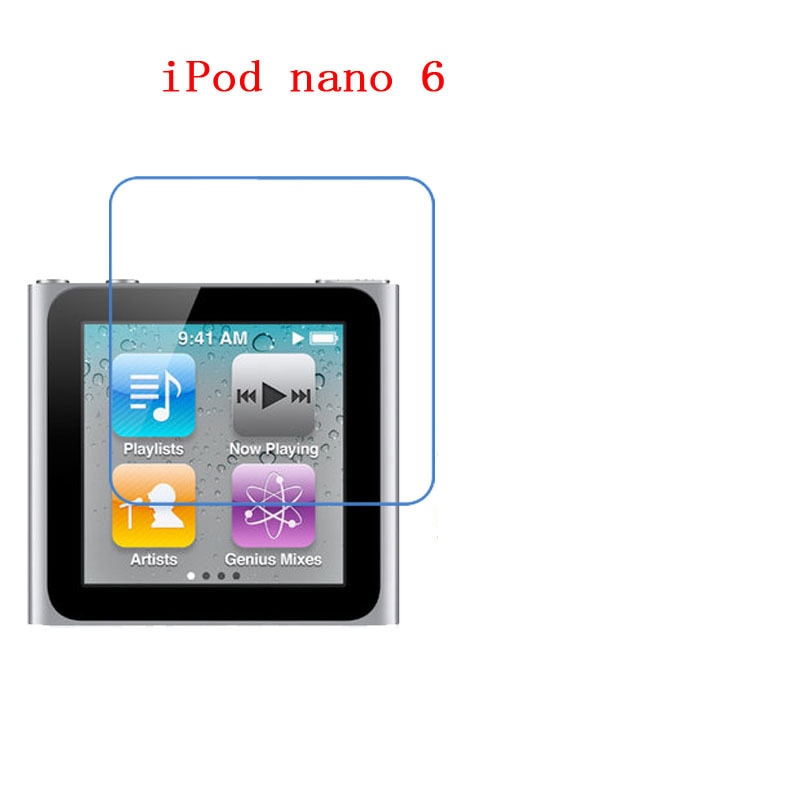 (2-Pack) voor Apple Ipod 9H Nano Tpu Explosieveilige Beschermende Film (Niet-Glas)