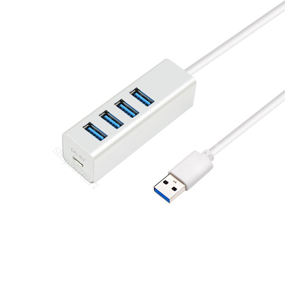 Centrum usb 3.0 z 4 portami, aluminiowy, przenośny Centrum otg, rozdzielacz usb robić laptopa prochowiec, komputera stacjonarnego, tabletu i innych akcesoriów komputerowych: Usb 3.0 100cm