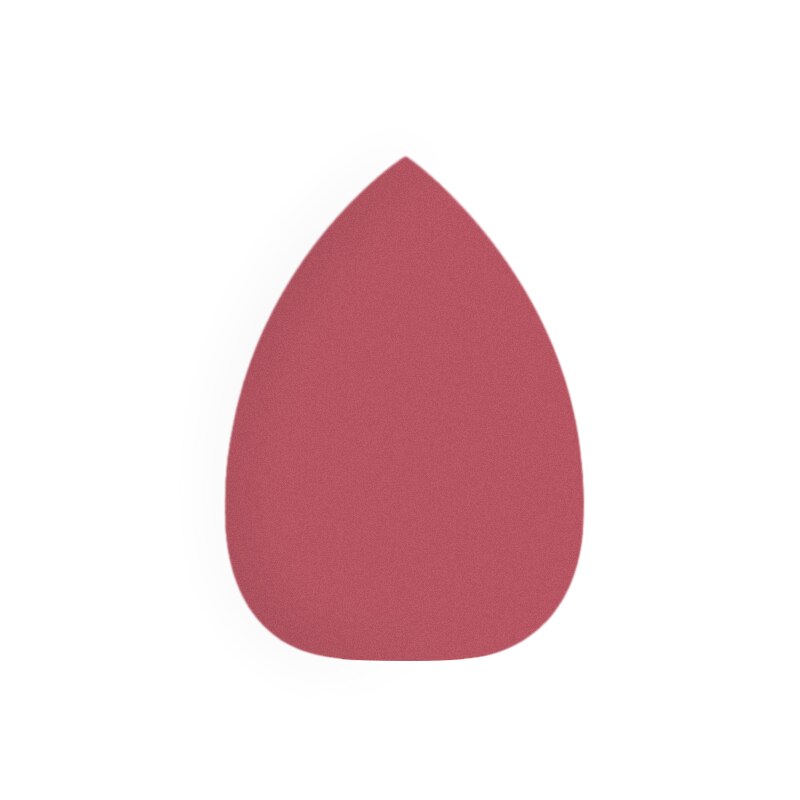 1PC Mini Makeup Sponge Cosmetic Puff Cute Makeup Water Shape Foundation Sponge To Make Up Tools Accessories: 06 Wine Red