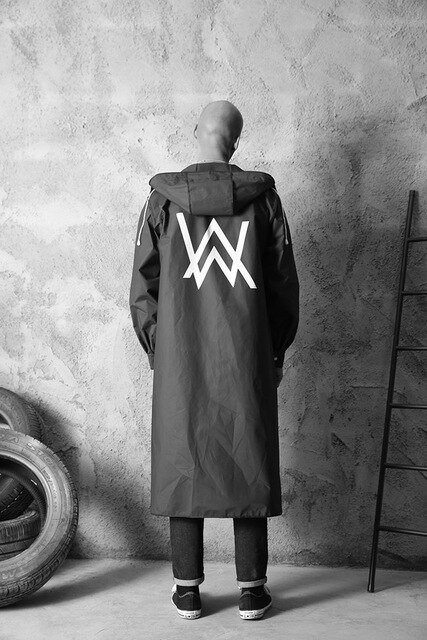 Adult Long Raincoat Men Women Impermeable Rainwear EVA Black Outdoor Hiking Travel Waterproof Hooded Rain Coat Poncho Thickened: 3 / L