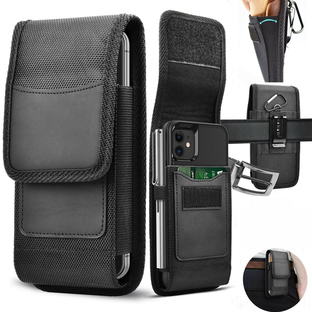 Large Capacity Mobile Phone Bags Cell Phone Holster Pouch with Belt Loop Wallet Case Cover Case Waist bag Phone Protector
