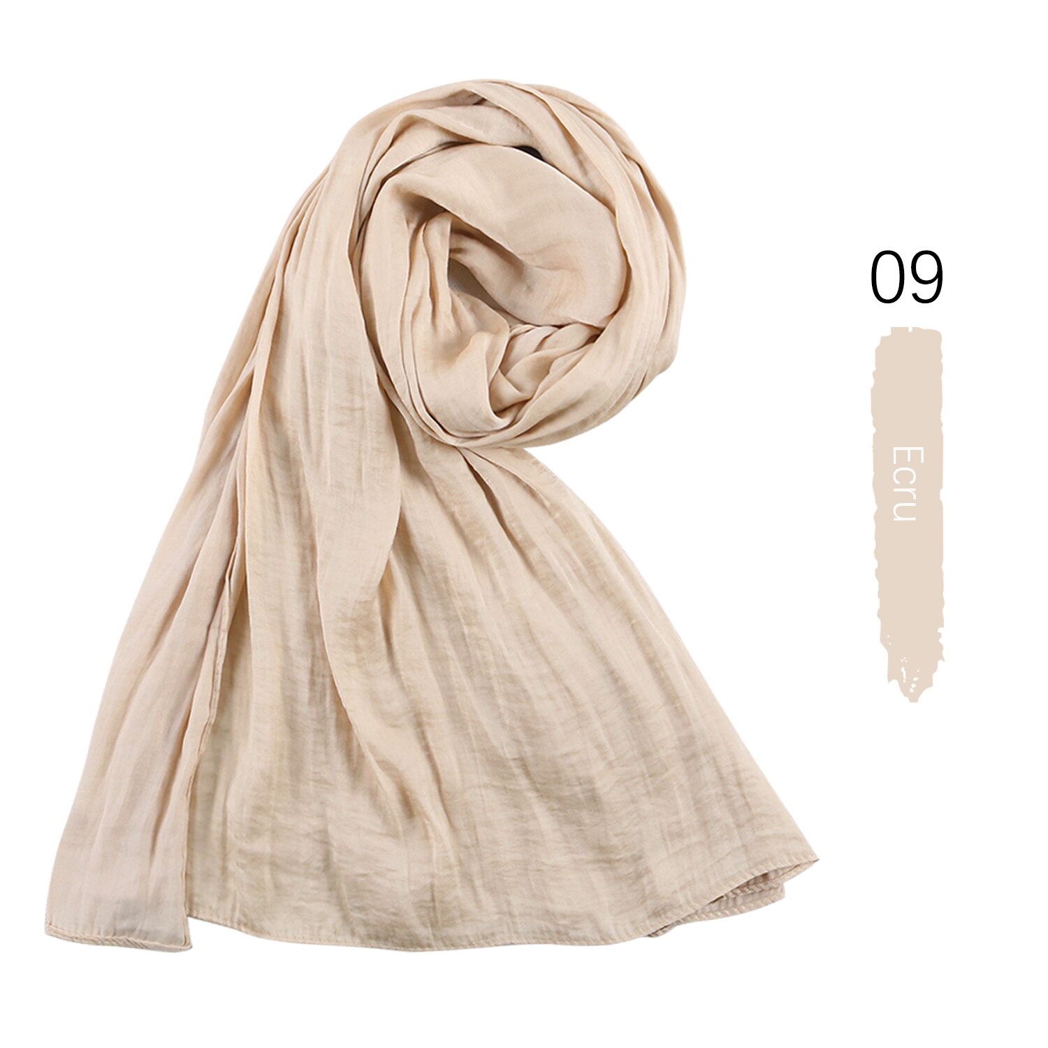 180*80cm miękki woal hidżab szalik dla muzułmanki Kim SideHeadscarf femme musulman holandia arabskie szale i okłady: 09