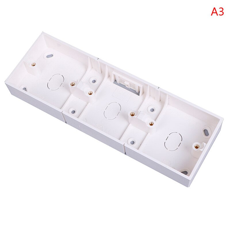 86 Type 2/3/4 Gang Switch Socket Base Junction Box Wall Switch Socket Dark Box: 258x86x34mm