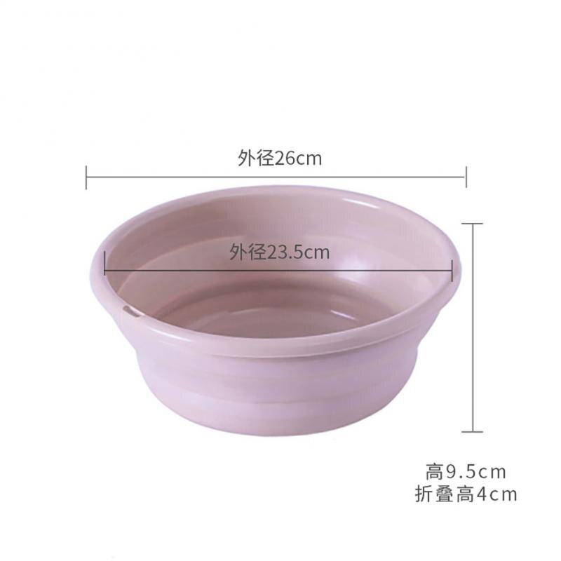 Home Foldable Plastic Basin Portable Student Dormitory Wash Basin Thickened Portable Basin Fishing Car Wash Cleaning Supplies: 01