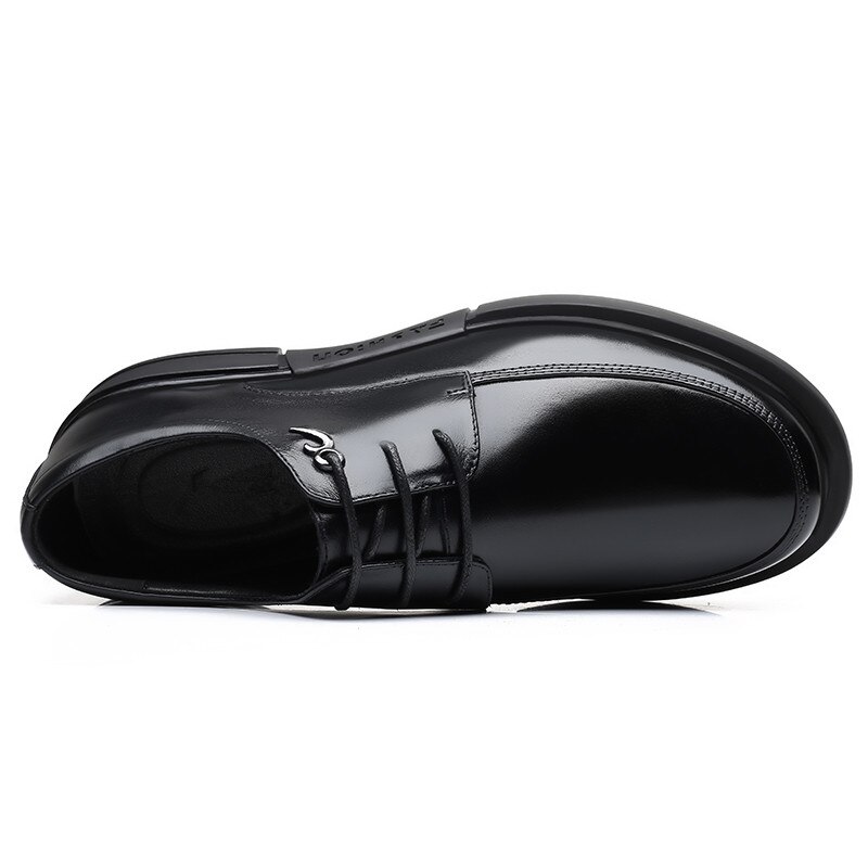 Zapatos clásicos de hombre para boda, traje de cuero de vaca, zapatos formales de negocios con cordones para hombre, zapatos de vestir formales de negocios