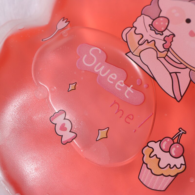 1PC Mini Winter Reusable Gel Hand Warmer Cute Funny Word Print Instant Heating Pack Warmer