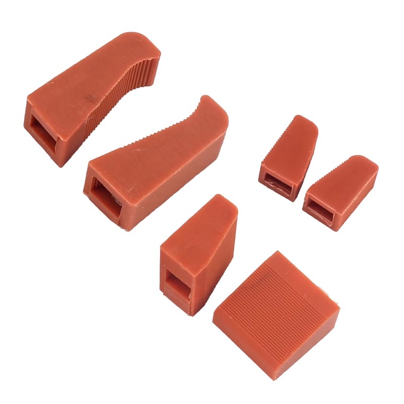 Pneumatic Clamp Manipulator MINI Gripper with Anti Slip Rubber Pad for Injection Molding Grab Water Spout Clip Robot Arm Fixture