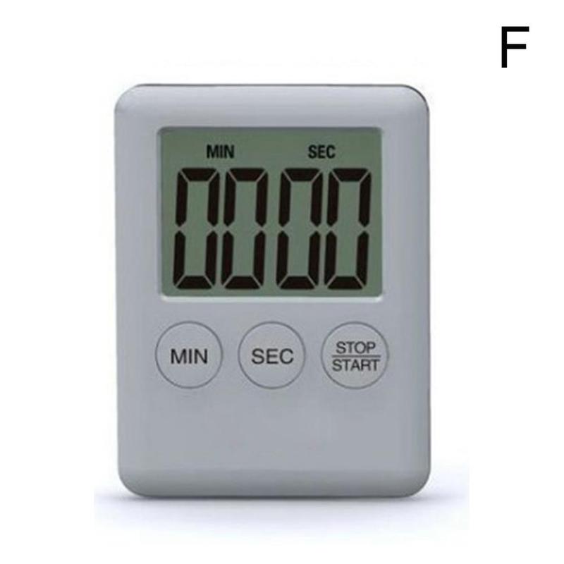 Large Digital LCD Kitchen Cooking Timer Count-Down Waring Clock Timers Time Kitchen Up Alarm Tools Magnetic Kitchen Supplier: F