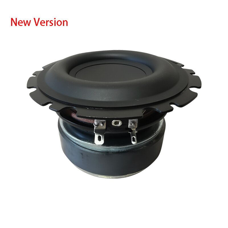 4.5Inch Mid-Bass Grote Rubberen Luidspreker Composiet Aluminium Wastafel Speaker 4ohm 50W Full-Range Onklopbare Diy home Theater Hoorn