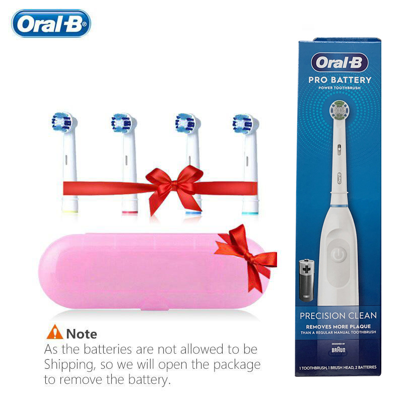 Oral B Sonic Electric Toothbrush DB5010 Battery Electronic Whitening Teeth Brush Washable Tooth Brush For Adult: Light Yellow