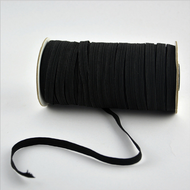 Zwart en Wit Nylon elastische bands elastische riem voor kledingstuk broek naaien accessoires DIY