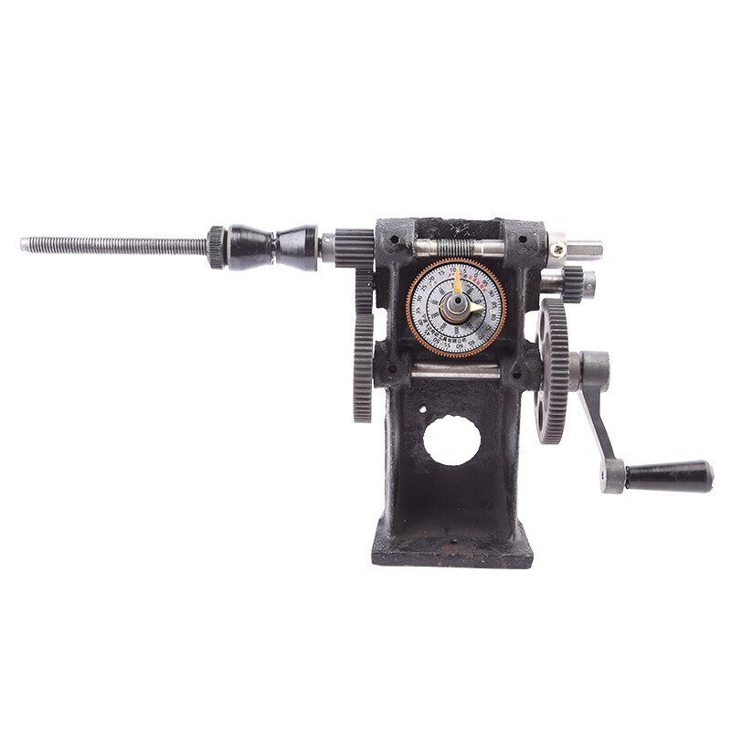 220V Manual Coil Winding Machine Hand Crank Electronic Count Two Speed Winding Machine Home Pointer Cast Iron Winding Tools NZ-5: Default Title