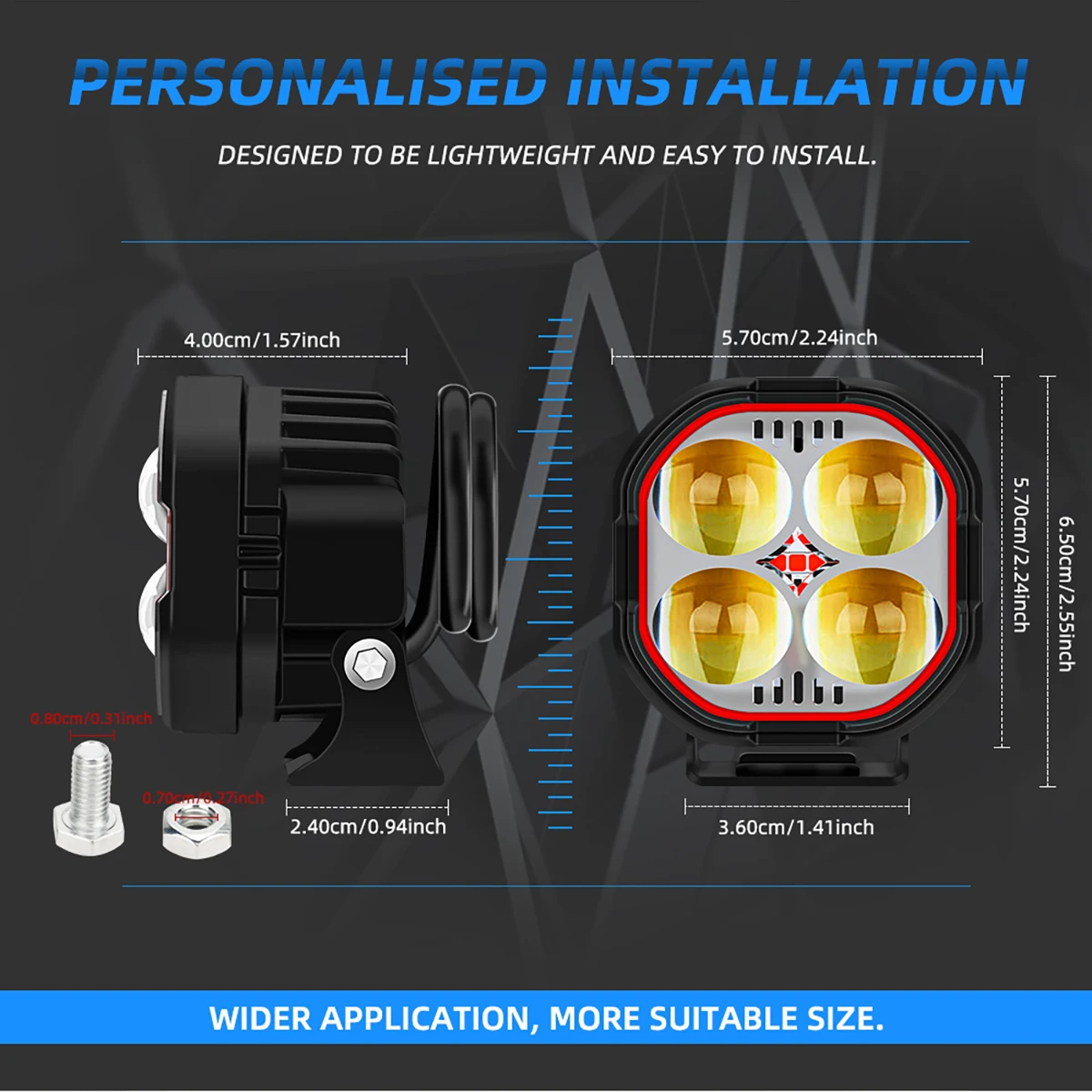 DRL LED Motorrad Fahren Lichter LED Scheinwerfer Hohe Abblendlicht Objektiv Scheinwerfer blinken Moto Nebel Lampe Auto Arbeit Lichter 5 Licht Modi