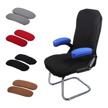 2 Stuks Stoel Armsteun Pads Voor Home Office Stoelen Voor Polyester Mouwen Swivel Stoel Armsteun Anti Proof Mouwen Pack Stoel covers